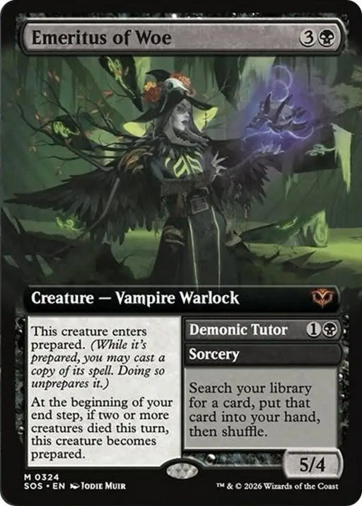 Emeritus of Woe (Extended Art) (324) [Secrets of Strixhaven]