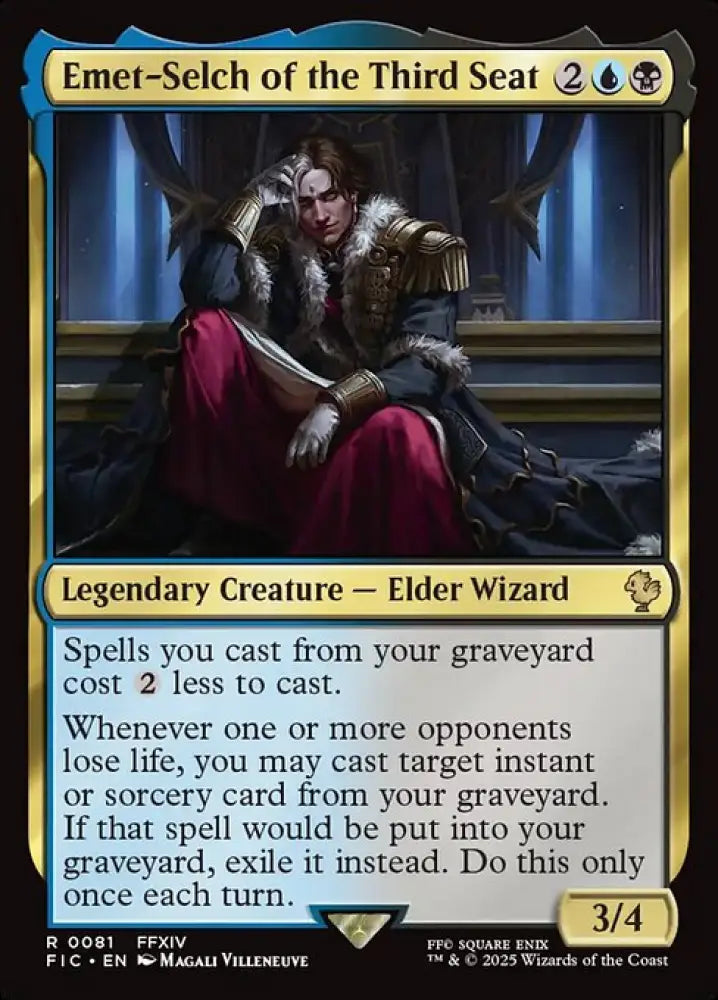 Emet-Selch of the Third Seat (81) [Final Fantasy Commander]