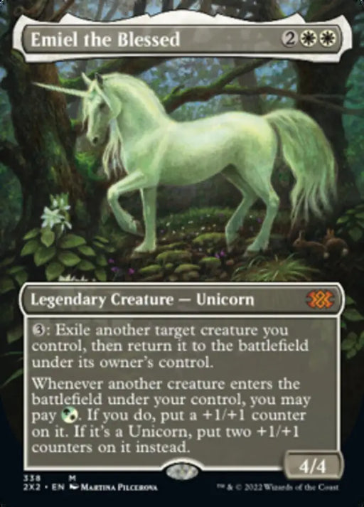 Emiel the Blessed (Borderless Alternate Art) [Double Masters 2022] - MTG Single