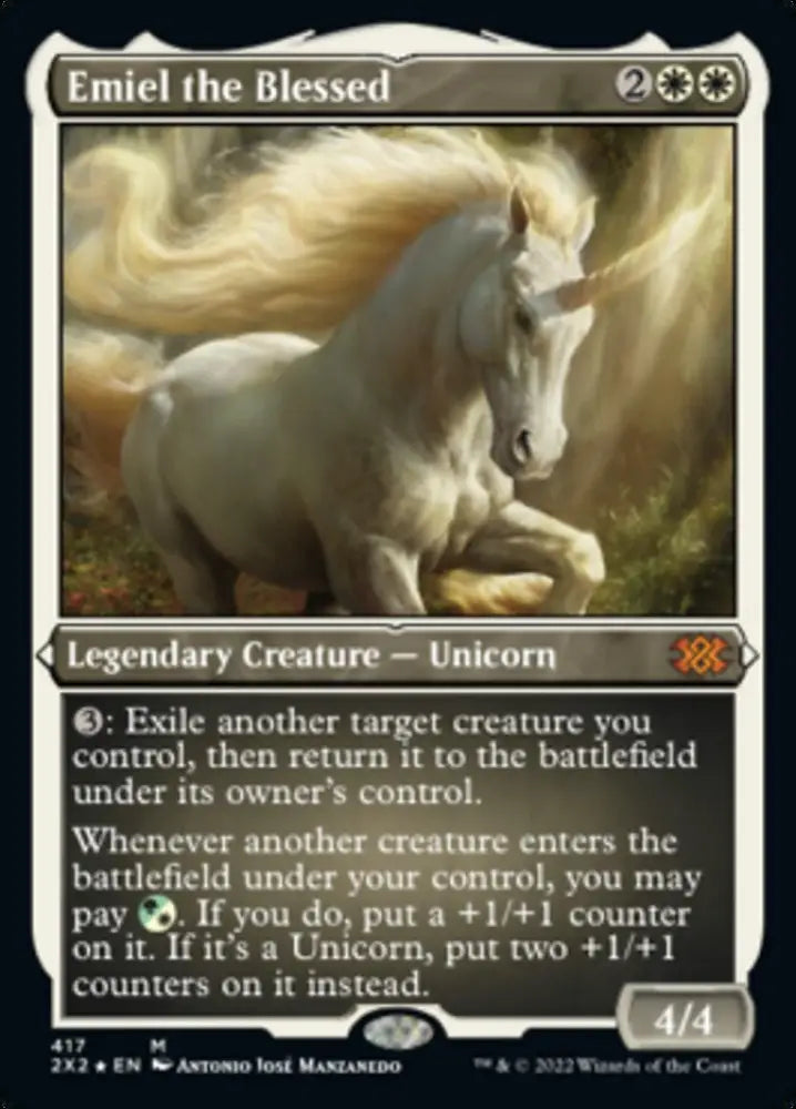Emiel the Blessed (Foil Etched) [Double Masters 2022] - MTG Single
