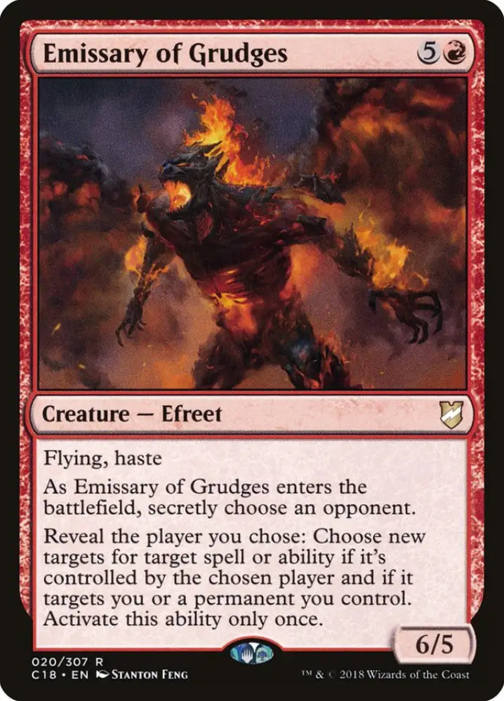 Emissary of Grudges [Commander 2018] - MTG Single
