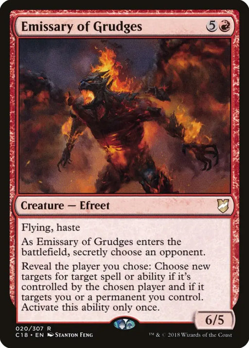 Emissary of Grudges [Commander 2018] - MTG Single