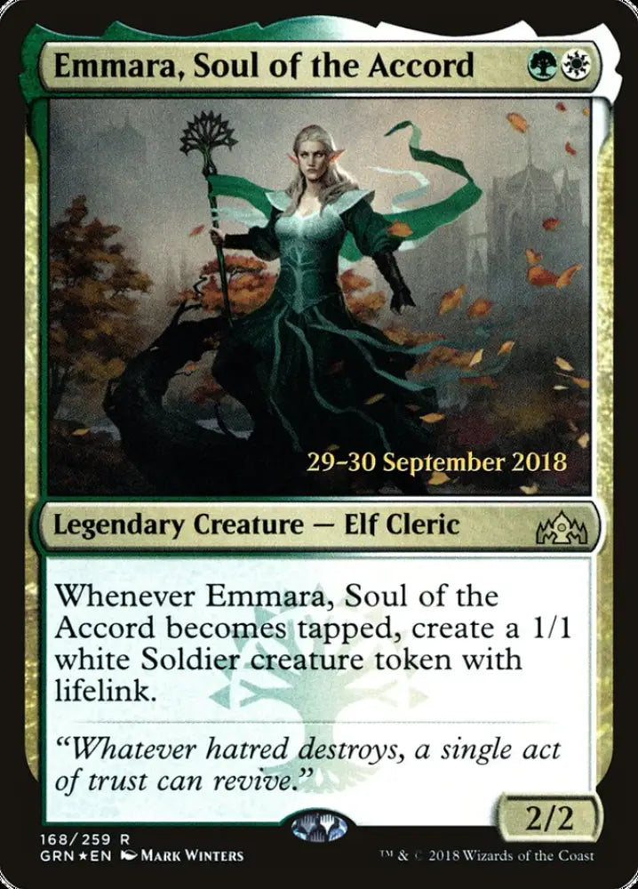 Emmara Soul of the Accord [Guilds of Ravnica Prerelease Promos] - MTG Single