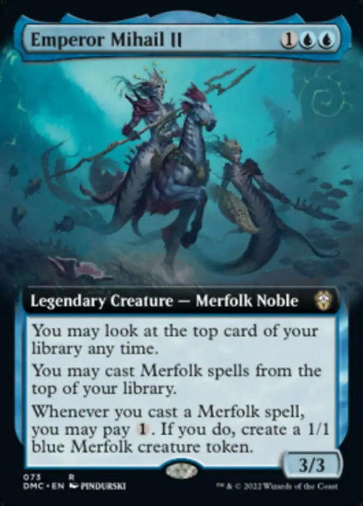 Emperor Mihail II (Extended Art) [Dominaria United Commander] - MTG Single
