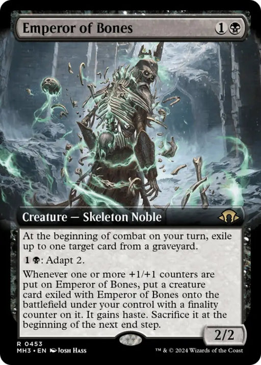 Emperor of Bones (Extended Art) [Modern Horizons 3] - MTG Single