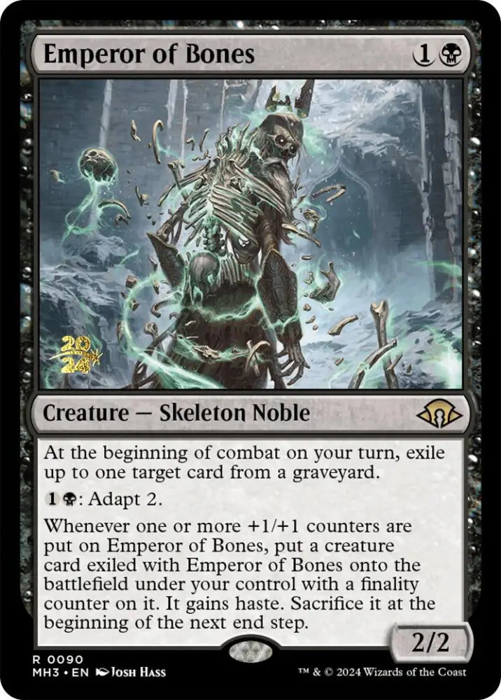 Emperor of Bones [Modern Horizons 3 Prerelease Promos] - MTG Single