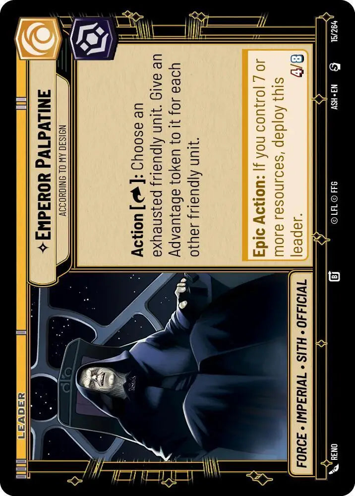 Emperor Palpatine - According to My Design (15/264) [Ashes of the Empire]