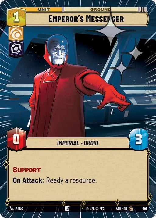 Emperor's Messenger (Hyperspace Foil) (691) [Ashes of the Empire]