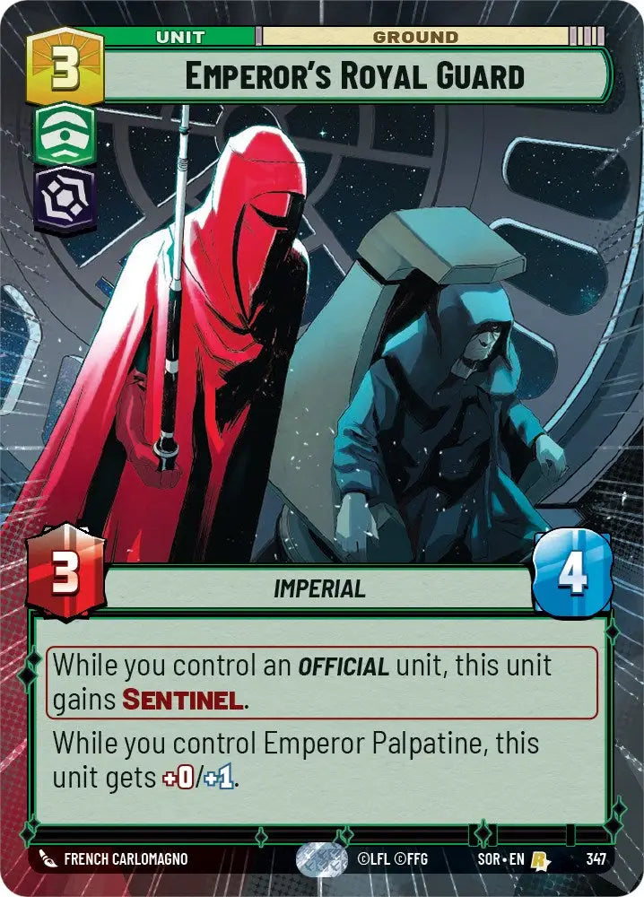 Emperor’s Royal Guard (Hyperspace) (347) [Spark of Rebellion] - Star Wars: Unlimited Single