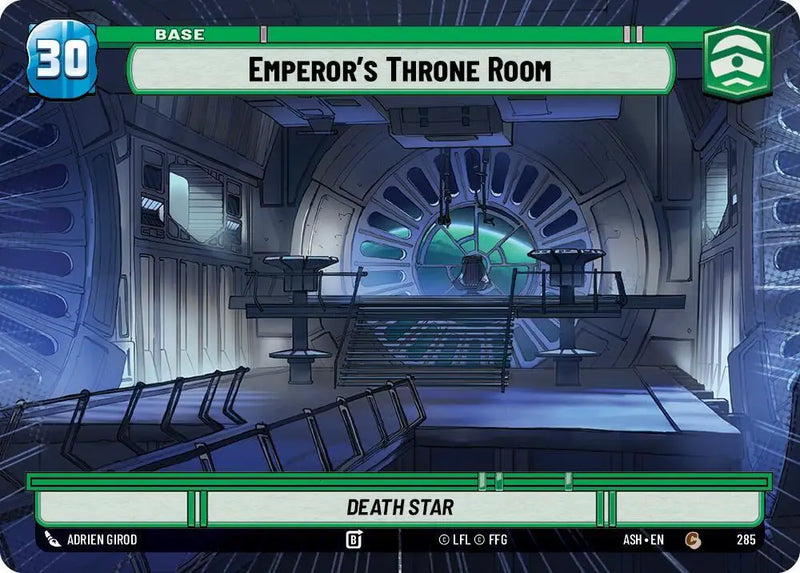 Emperor's Throne Room // Shield (Hyperspace) (285 // T06) [Ashes of the Empire]