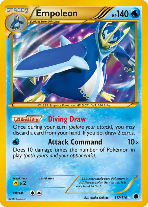 Empoleon (117/116) [Black & White: Plasma Freeze] - Pokemon Single