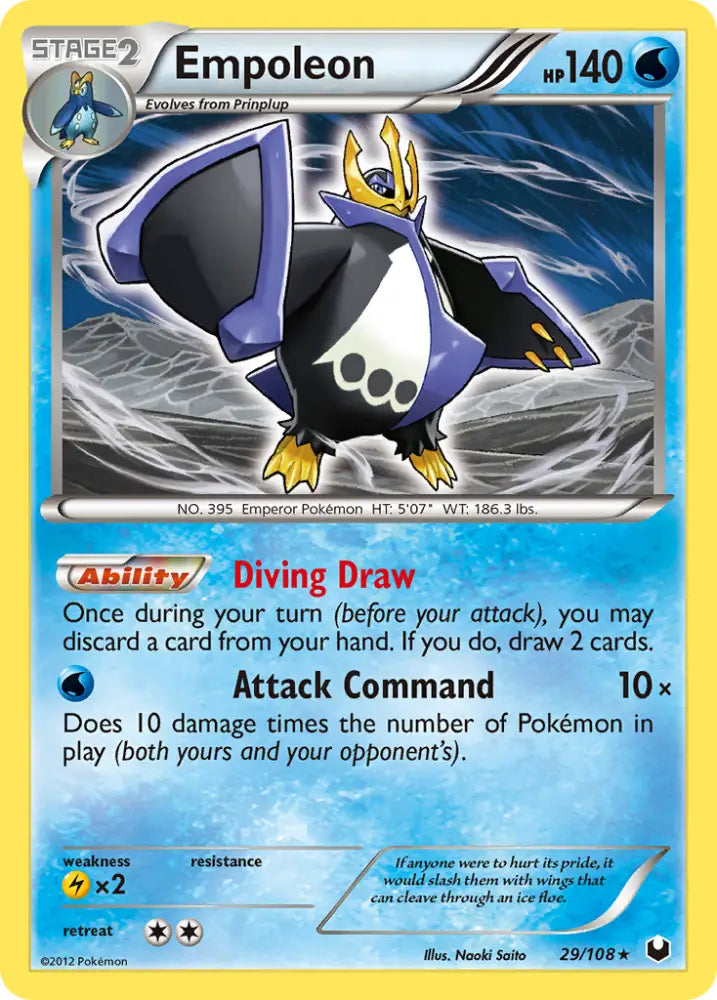 Empoleon (29/108) [Black & White: Dark Explorers] - Pokemon Single