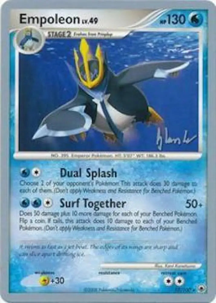 Empoleon LV.49 (17/100) (Empotech - Dylan Lefavour) [World Championships 2008] - Pokemon Single