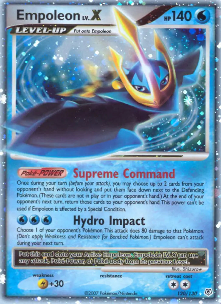 Empoleon LV.X (120/130) [Diamond & Pearl: Base Set] - Pokemon Single