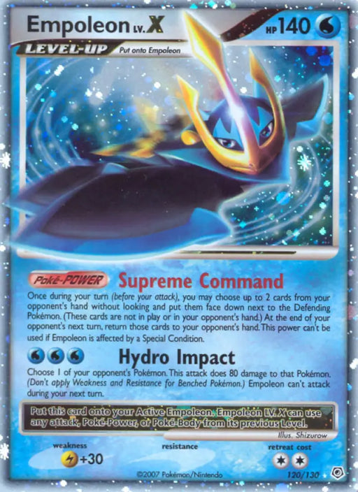 Empoleon LV.X (120/130) [Diamond & Pearl: Base Set] - Pokemon Single