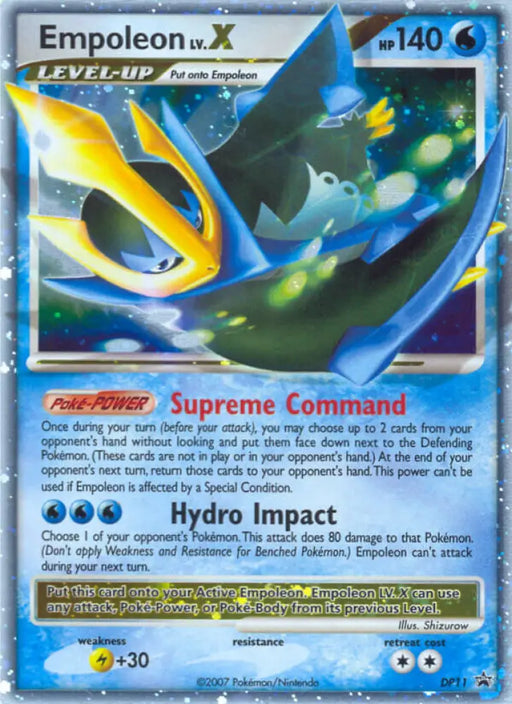 Empoleon LV.X (DP11) [Diamond & Pearl: Black Star Promos] - Pokemon Single
