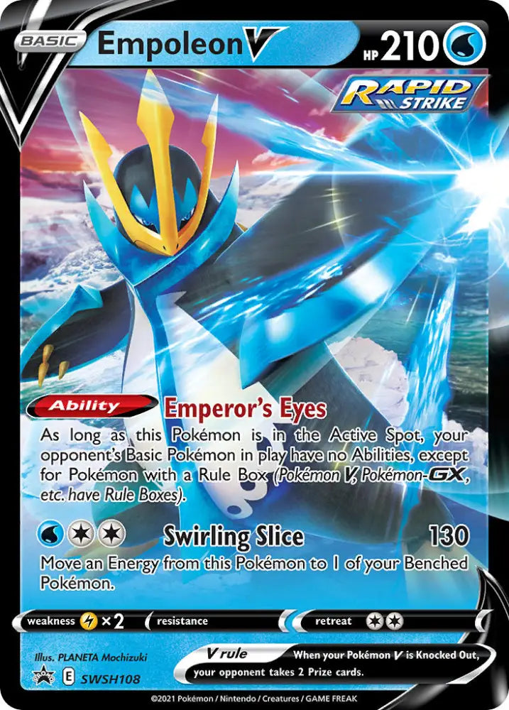 Empoleon V (SWSH108) [Sword & Shield: Black Star Promos] - Pokemon Single