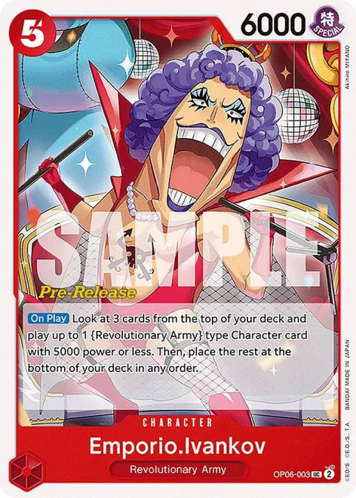 Emporio.Ivankov (OP06-003) [Wings of the Captain Pre-Release Cards]