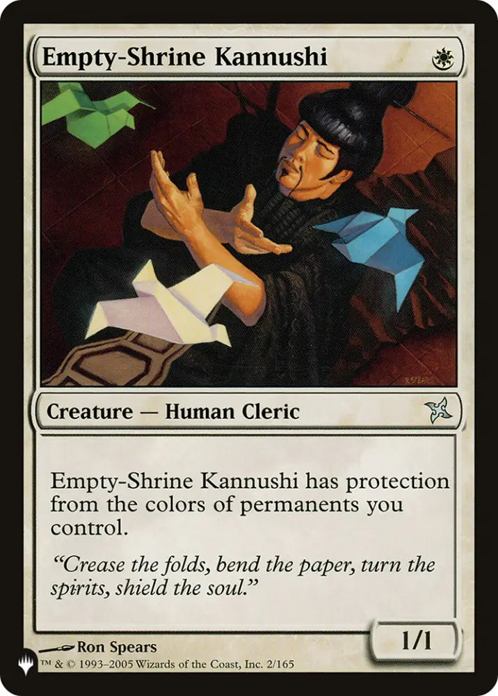 Empty-Shrine Kannushi [The List] - MTG Single