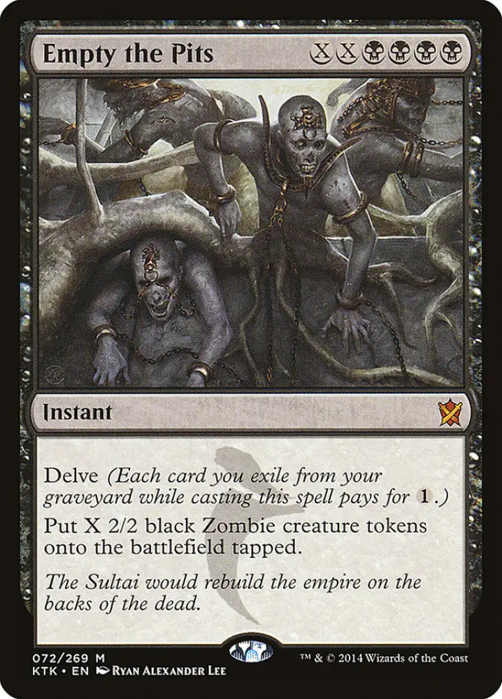 Empty the Pits [Khans of Tarkir] - MTG Single
