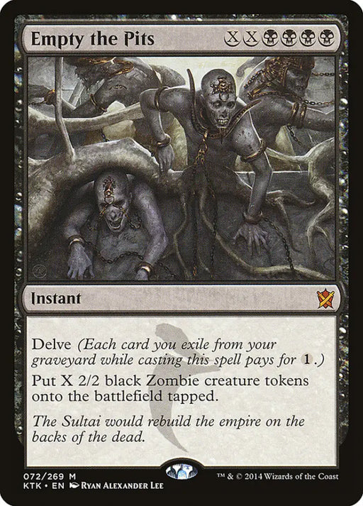 Empty the Pits [Khans of Tarkir] - MTG Single