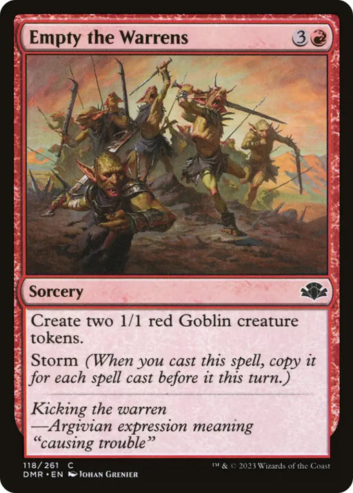 Empty the Warrens [Dominaria Remastered] - MTG Single
