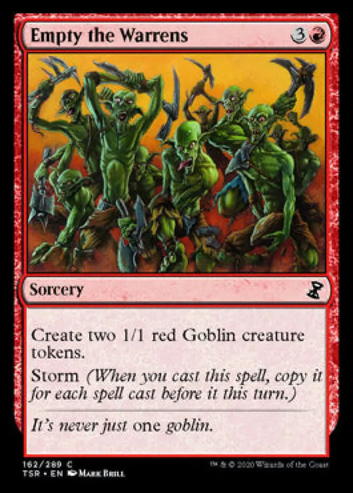 Empty the Warrens [Time Spiral Remastered] - MTG Single