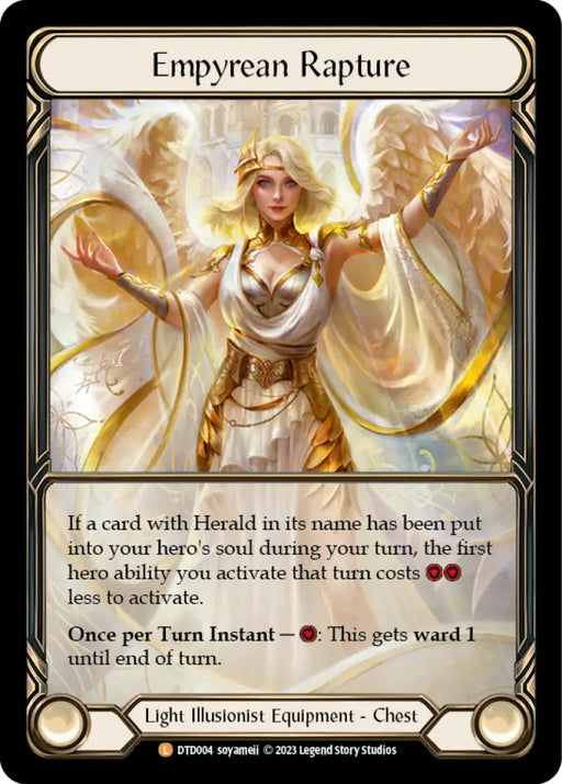Empyrean Rapture (Extended Art) [Dusk Till Dawn] Cold Foil - Flesh And Blood Single