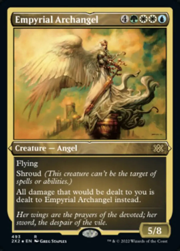 Empyrial Archangel (Foil Etched) [Double Masters 2022] - MTG Single