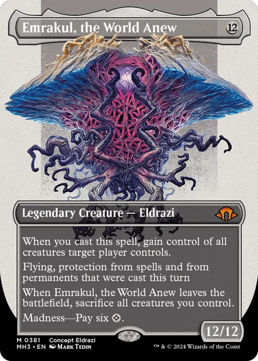 Emrakul the World Anew (Borderless) [Modern Horizons 3] - MTG Single