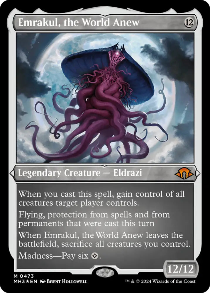 Emrakul the World Anew (Foil Etched) [Modern Horizons 3] - MTG Single