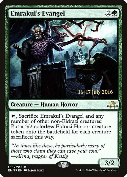 Emrakul’s Evangel [Eldritch Moon Prerelease Promos] - MTG Single