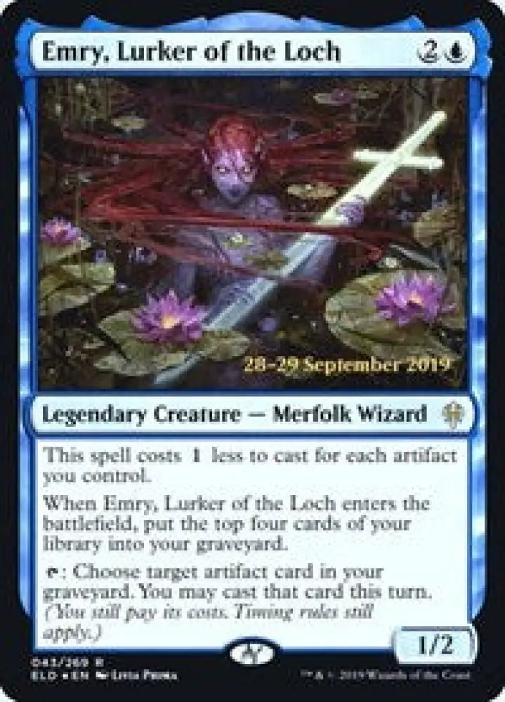Emry, Lurker of the Loch (43) [Prerelease Cards]