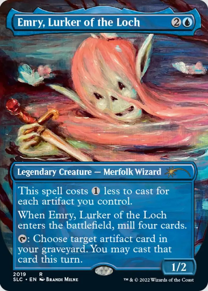 Emry Lurker of the Loch (Borderless) [Secret Lair 30th Anniversary Countdown Kit] - MTG Single