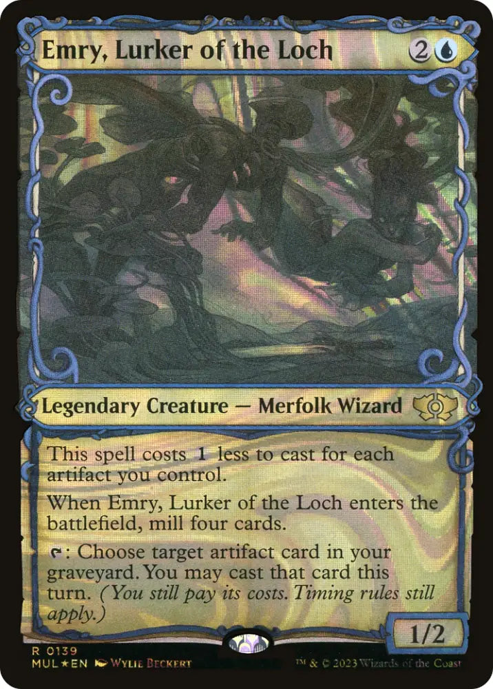 Emry Lurker of the Loch (Halo Foil) [Multiverse Legends] - MTG Single