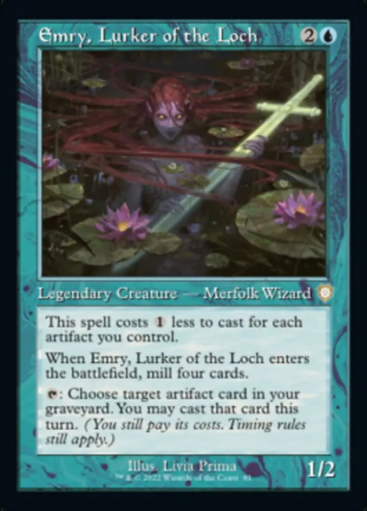 Emry Lurker of the Loch (Retro) [The Brothers’ War Commander] - MTG Single