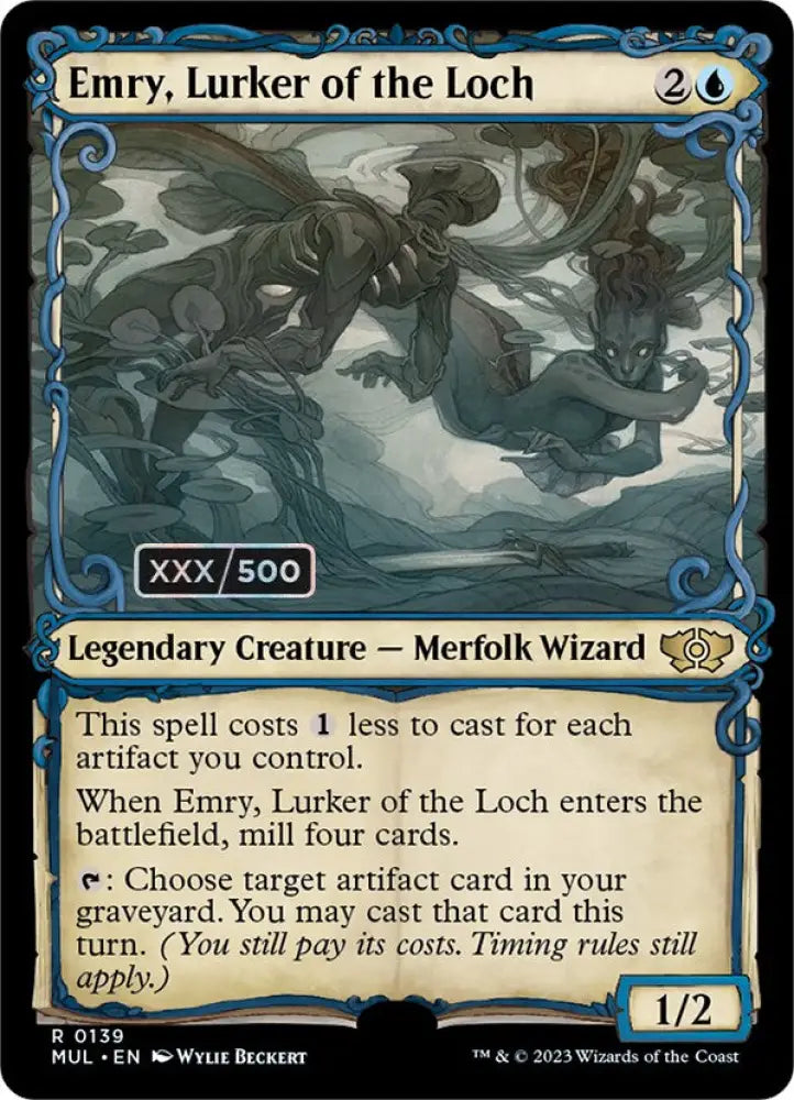 Emry Lurker of the Loch (Serialized) [Multiverse Legends] - MTG Single