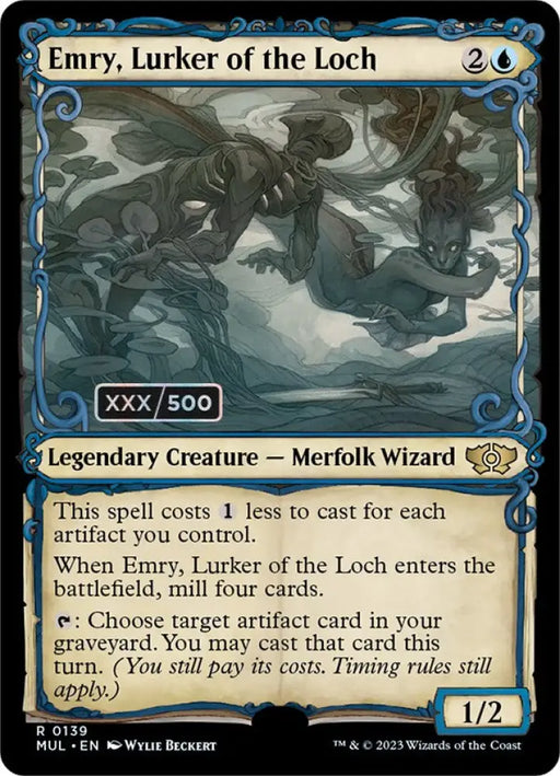 Emry Lurker of the Loch (Serialized) [Multiverse Legends] - MTG Single