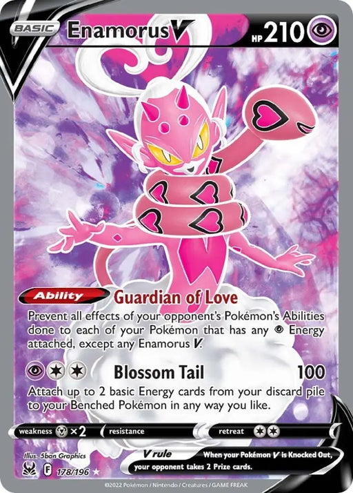 Enamorus V (178/196) [Sword & Shield: Lost Origin] - Pokemon Single