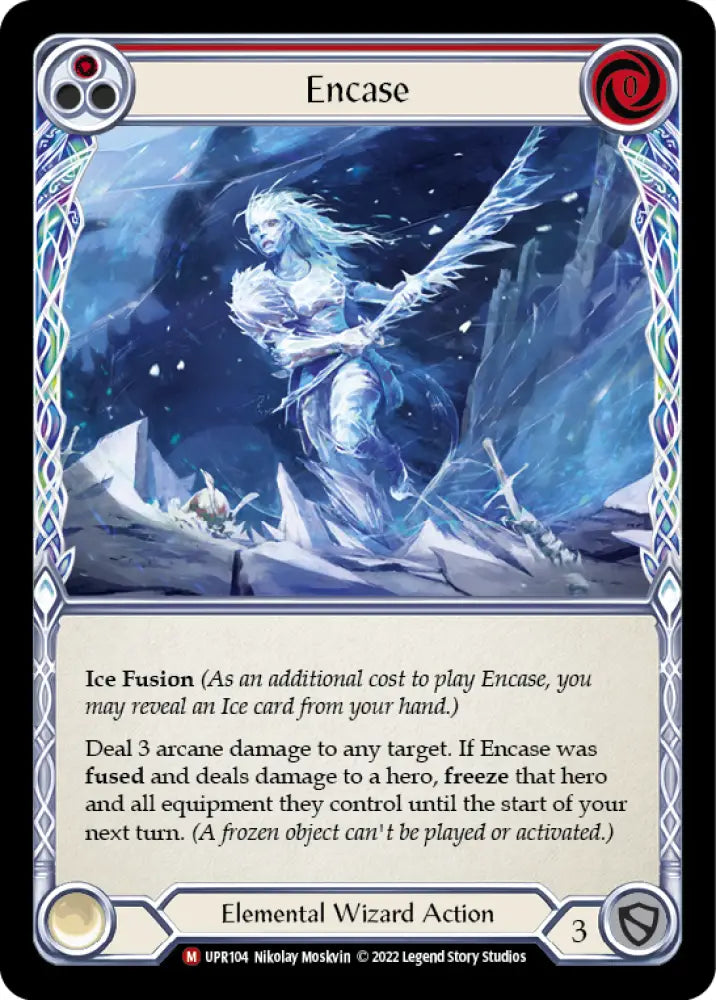 Encase [Uprising] Rainbow Foil - Flesh And Blood Single