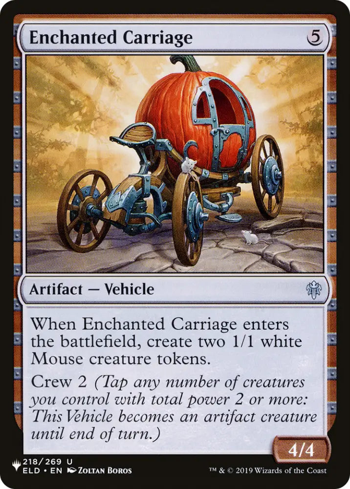 Enchanted Carriage [The List] - MTG Single
