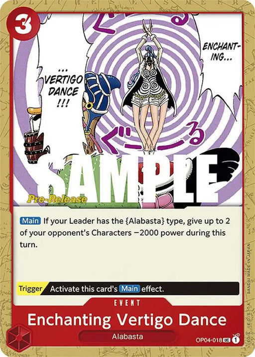 Enchanting Vertigo Dance (OP04-018) [Kingdoms of Intrigue Pre-Release Cards]