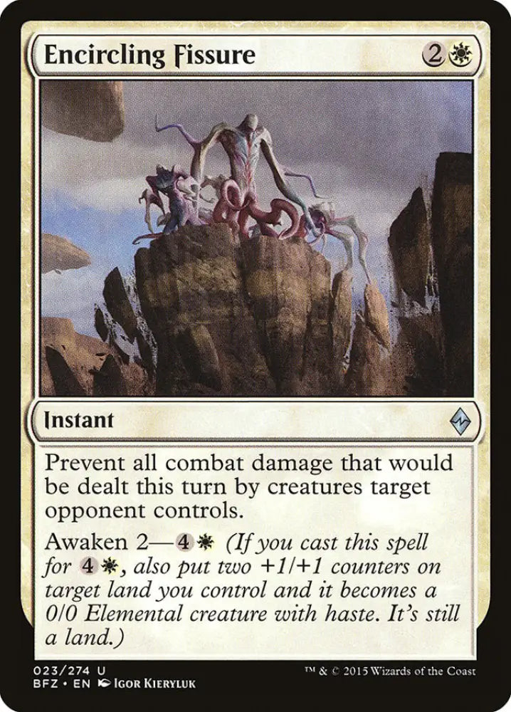 Encircling Fissure [Battle for Zendikar] - MTG Single