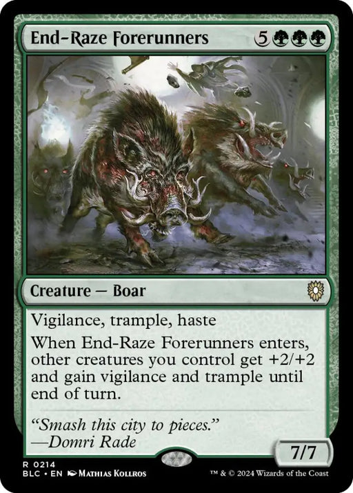 End-Raze Forerunners [Bloomburrow Commander] - MTG Single