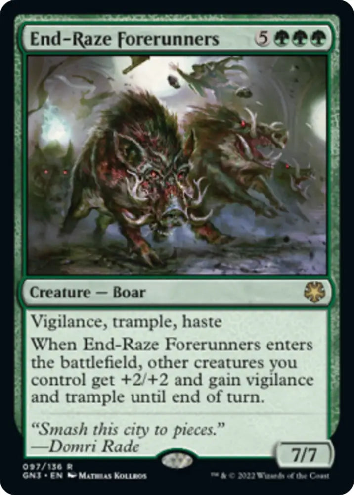 End-Raze Forerunners [Game Night: Free-for-All] - MTG Single