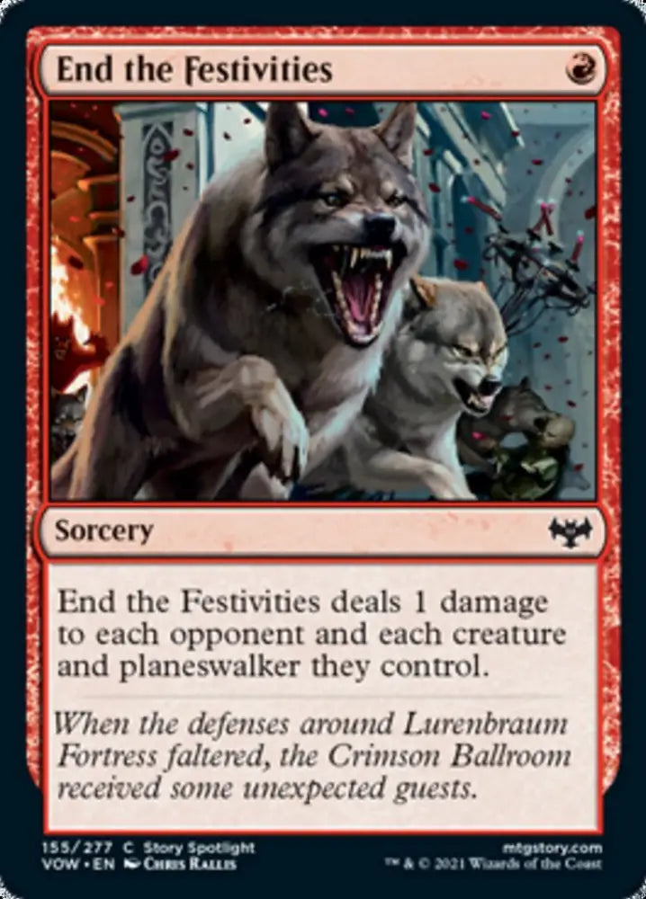End the Festivities [Innistrad: Crimson Vow] - MTG Single