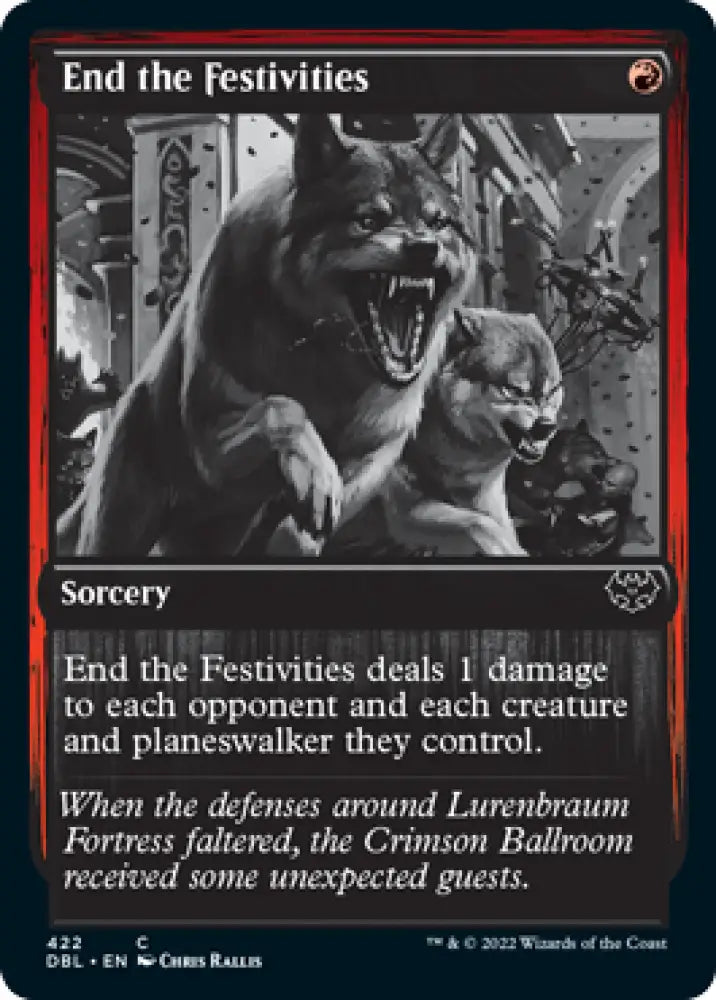 End the Festivities [Innistrad: Double Feature] - MTG Single