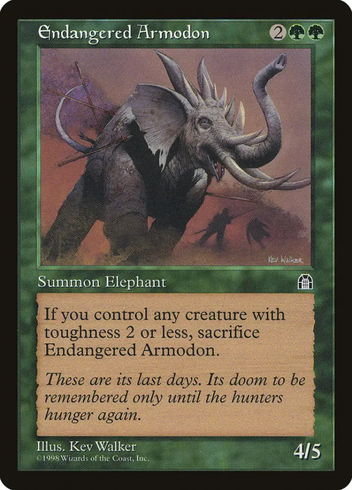 Endangered Armodon [Stronghold] - MTG Single