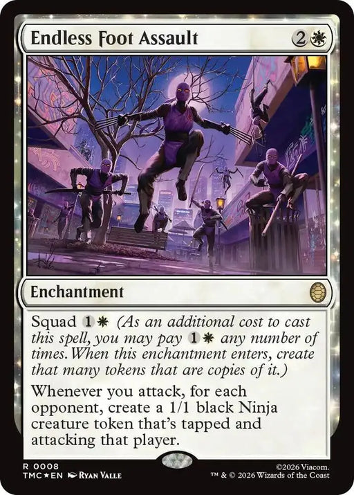 Endless Foot Assault (Surge Foil) (8) [Teenage Mutant Ninja Turtles Commander]