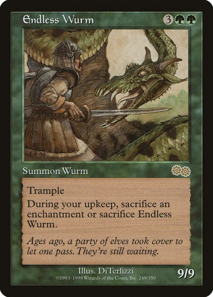 Endless Wurm [Urza’s Saga] - MTG Single